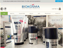 Tablet Screenshot of biokosma-me.com